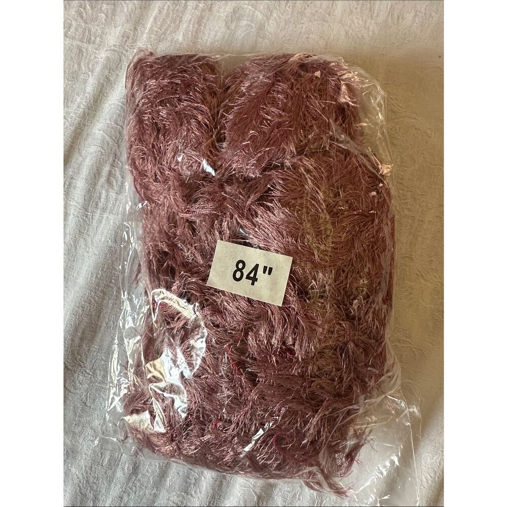 Yarn Eyelash 1 Pound Mauve Pink